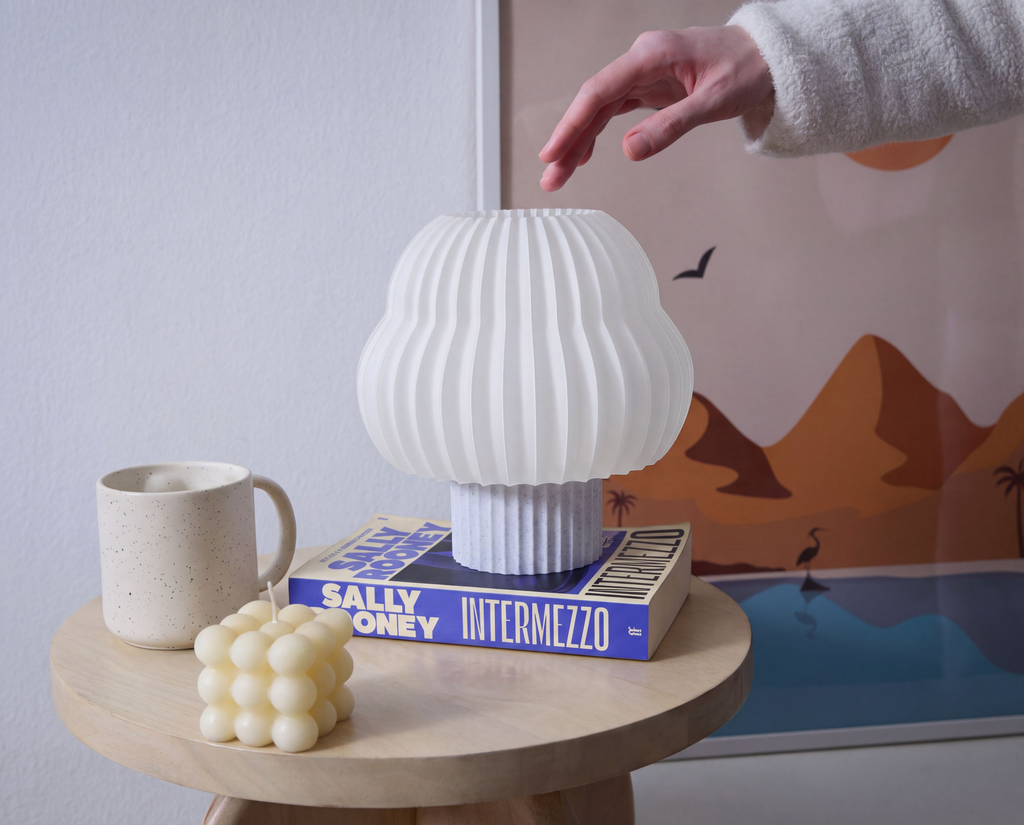 Mushfinn Lamp Marble - Picco
