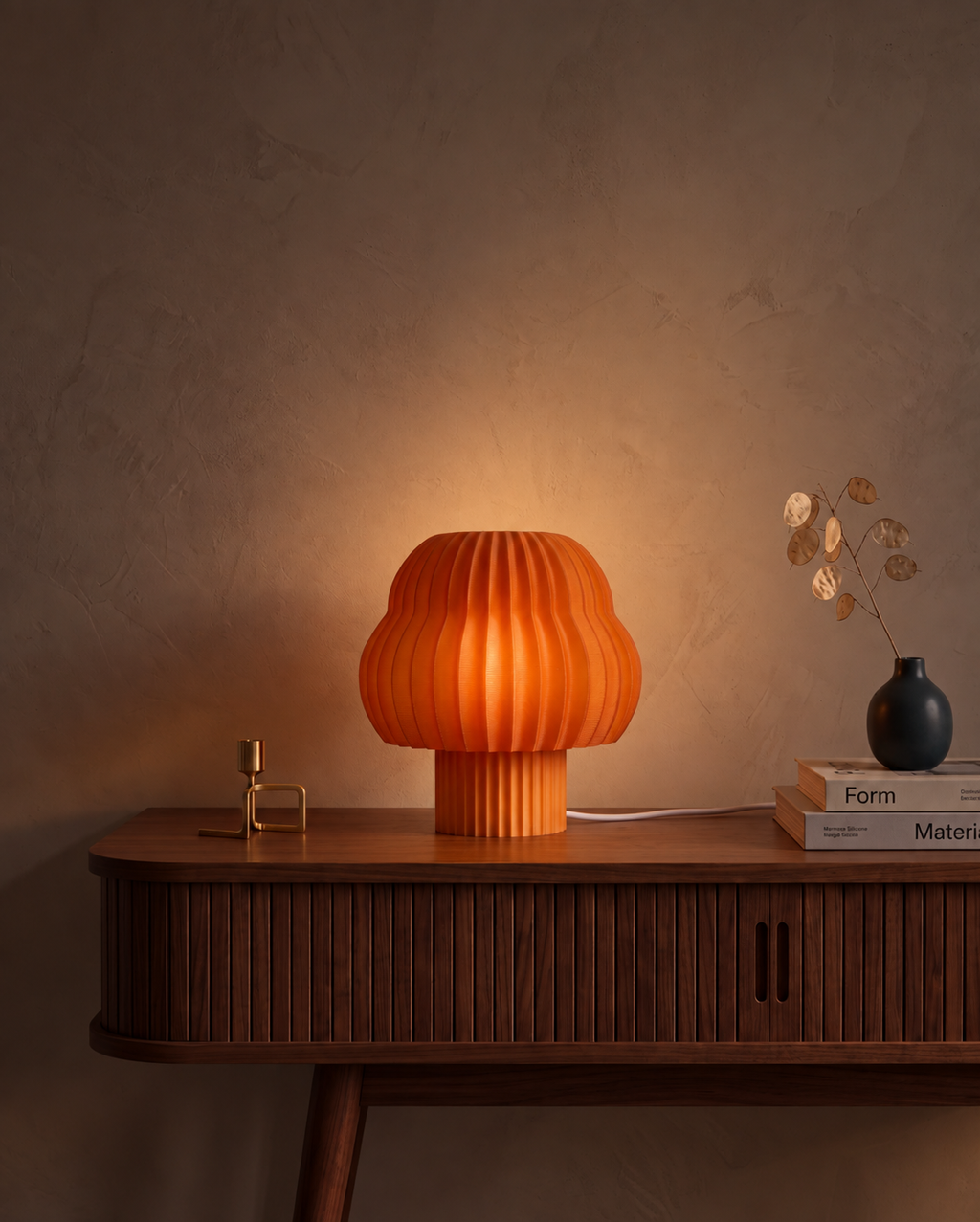 Mushfinn Lamp Caramel - Picco
