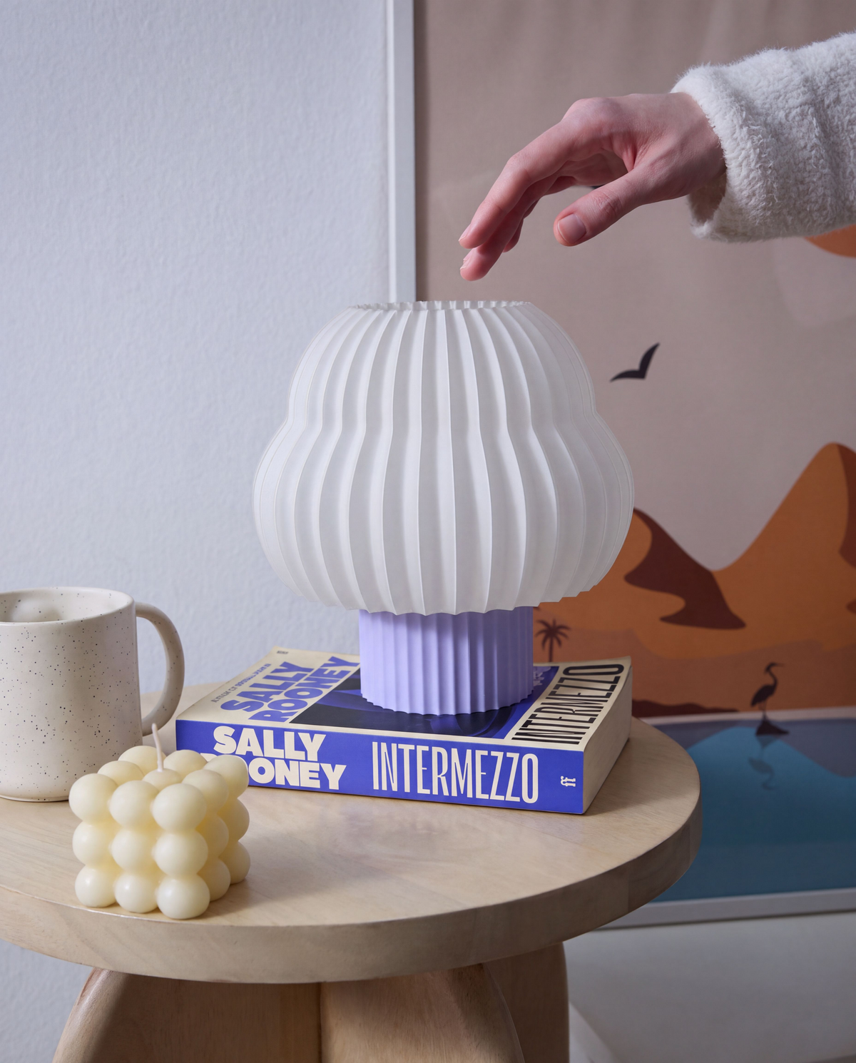 Mushfinn Lamp Lavender - Picco