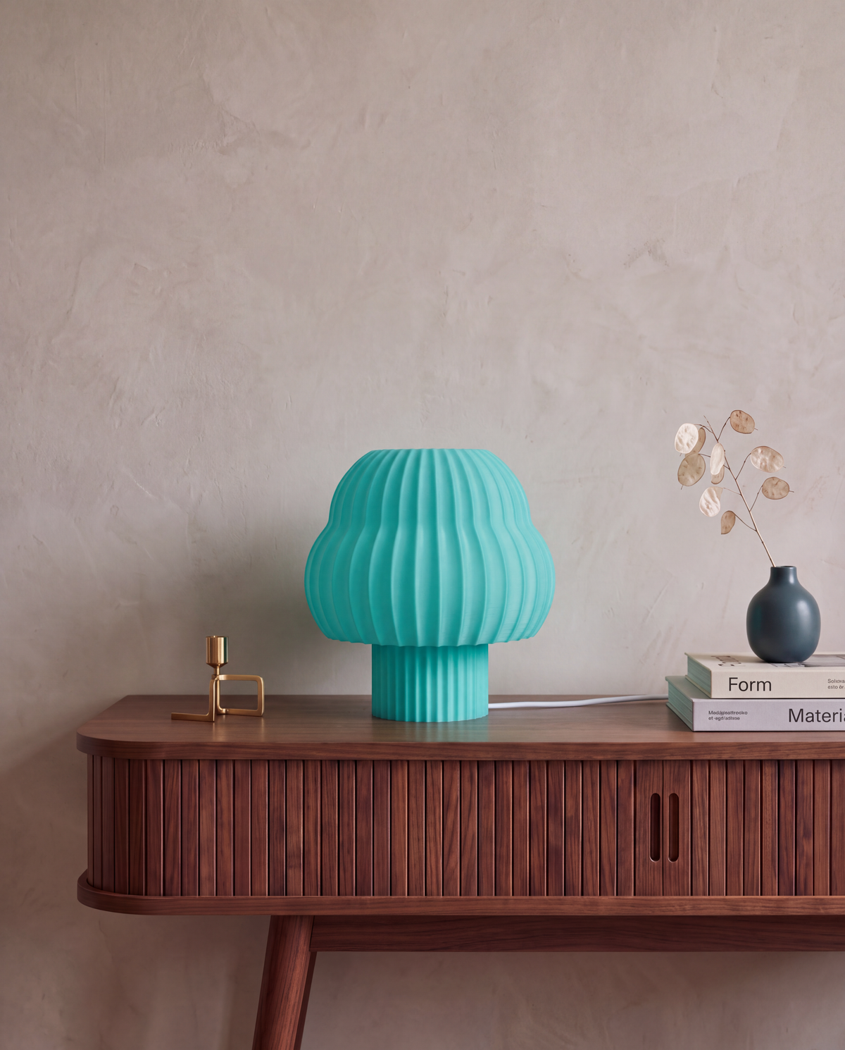 Mushfinn Lamp Aqua - Picco