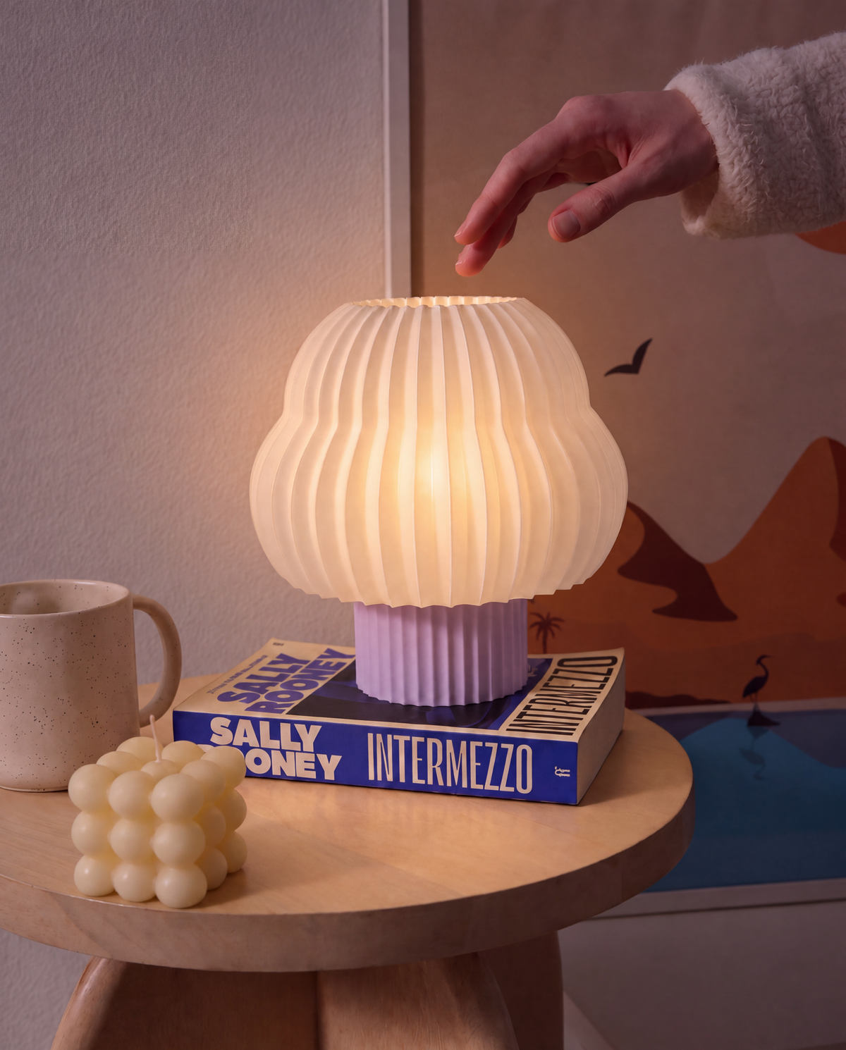 Mushfinn Lamp Lavender - Picco