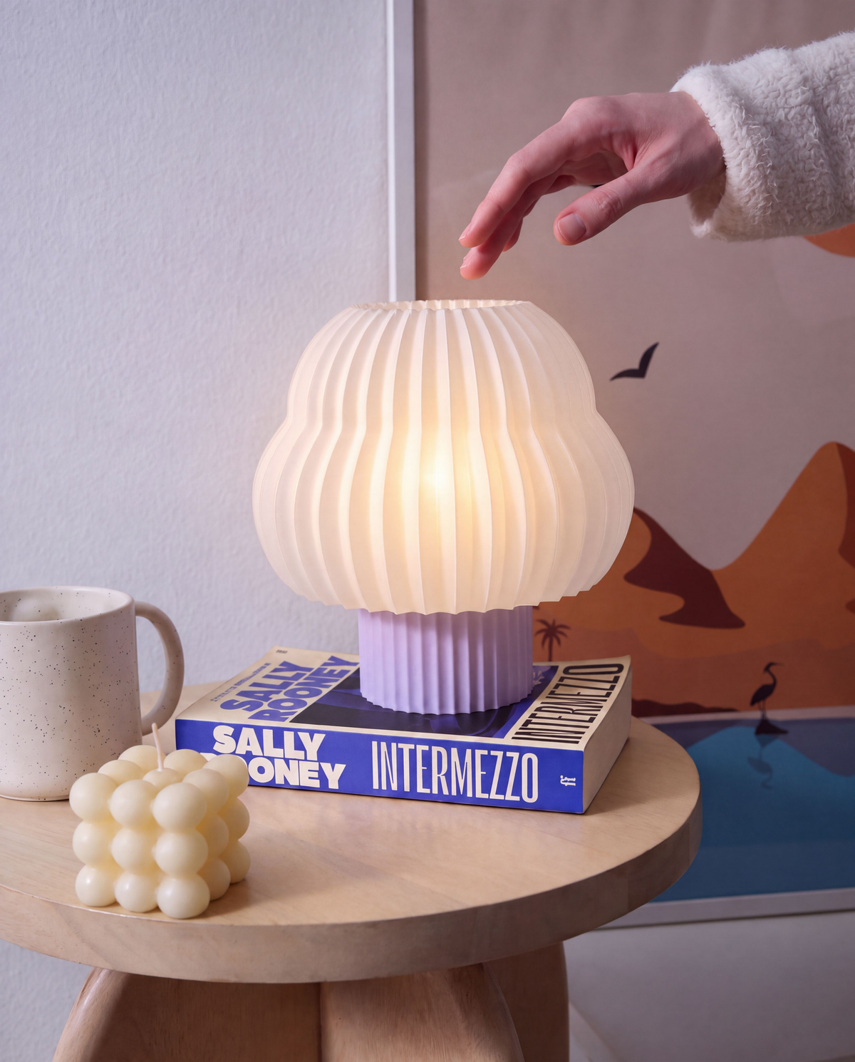 Mushfinn Lamp Lavender - Picco